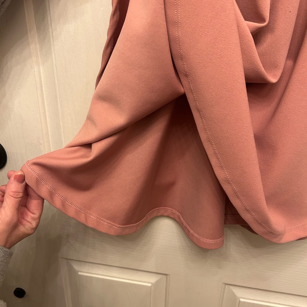Elegant Rose Pink Lace Dress - Picture 5 of 5
